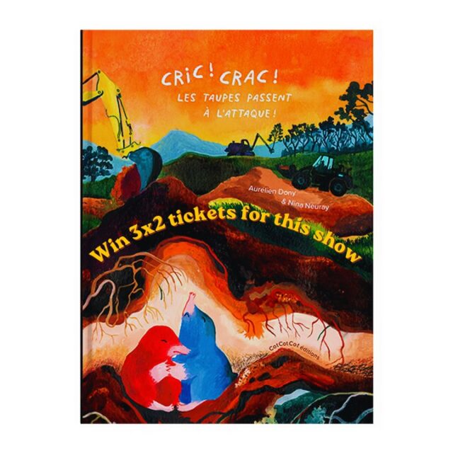 🎁 We have a little surprise for you: we’re giving away 3 pairs of tickets for Cric Crac at Théâtre Marni! 

How to enter the draw: 

- Send us email 📩(bimbibooks@gmail.com) and tell us you’d like to take part. 

- Or share this post and leave a comment⬇ .

- Or come by the bookstore and add your name at the counter. Good news: in-store entries count double! 📣🤩📣

The winners will be announced on Thursday, June 25, at 5:00 PM.

 #librairieindependante #brusselswithkids #ixelles #librairiejeunesse #flagey