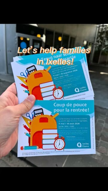 If you have questions, please comment or message! Let’s get all the help we can for the kids in need in our neighbourhood! Sharing also helps the cause!  #ixelles #flagey #solidarité